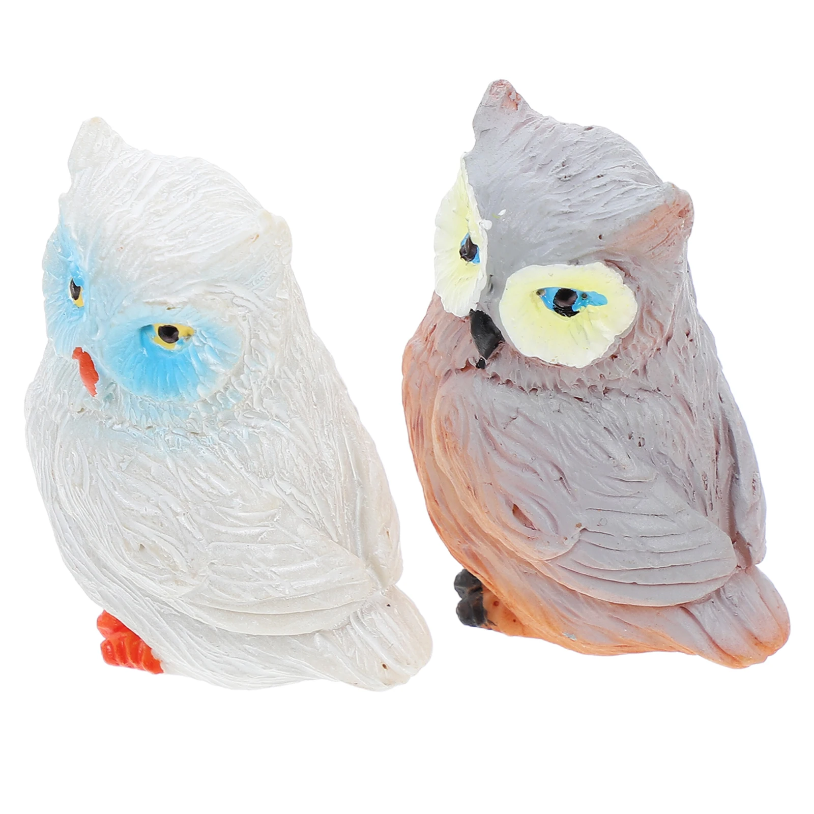 2Pcs Resin Mini Owl Statues Small Animal Figurines for Garden Yard Micro Landscape Decoration Garden Animals
2Pcs Resin Mini Owl Statues Small Animal Figurines for Garden Yard Micro Landscape Decoration Garden Animals