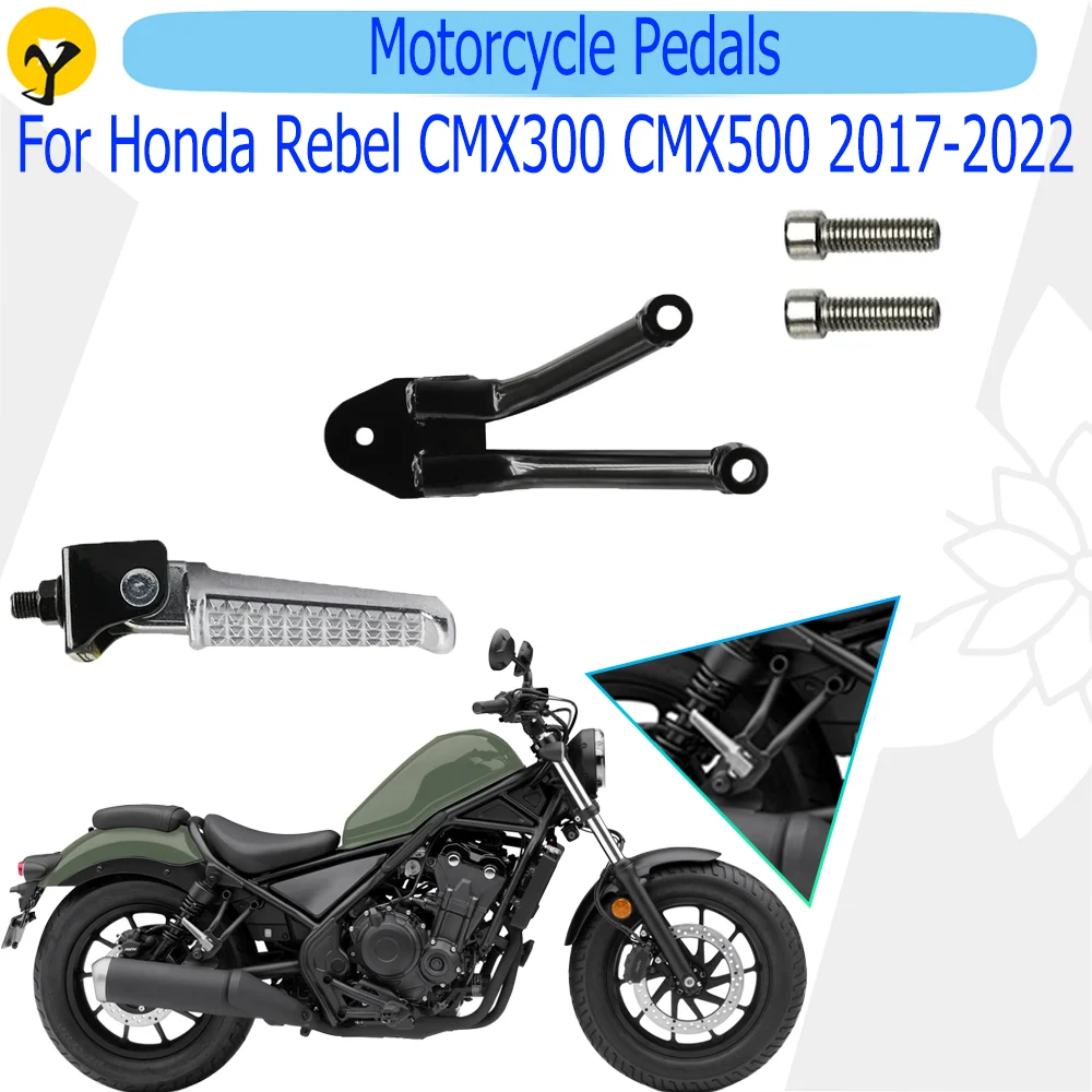 Motorcycle Pedals For Honda Rebel CBMX300 CMX500 2017 2018 2019 2020 2021 2022 Rear Seat Footrest Motorbike Exterior Accessories
Motorcycle Pedals For Honda Rebel CBMX300 CMX500 2017 2018 2019 2020 2021 2022 Rear Seat Footrest Motorbike Exterior Accessories