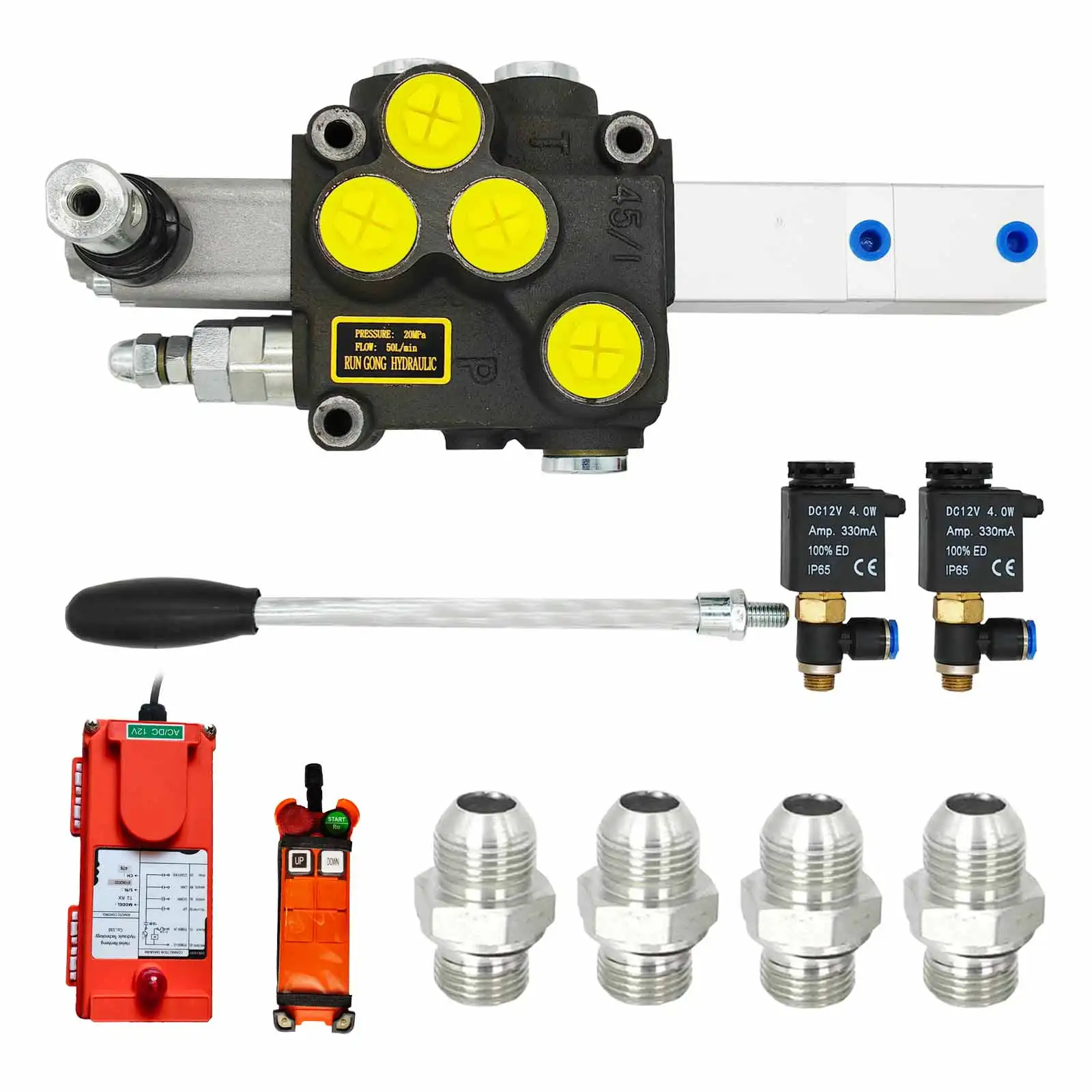 Remote One Way Hydraulic Multi Way Directional Valve Distributor Three Control Modes Manual Pneumatic Electric Car Accessories
Remote One Way Hydraulic Multi Way Directional Valve Distributor Three Control Modes Manual Pneumatic Electric Car Accessories