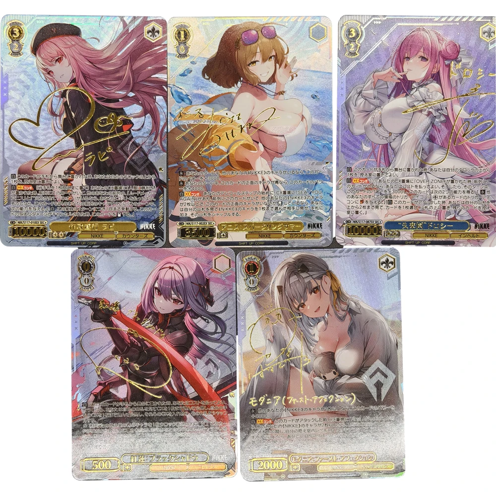 Коллекционная карта Weiss Schwarz Nikke The Goddess of Victory Anis Marian Rapi, фирменная бронзовая карта с текстурой, преломляющая вспышка
Коллекционная карта Weiss Schwarz Nikke The Goddess of Victory Anis Marian Rapi, фирменная бронзовая карта с текстурой, преломляющая вспышка