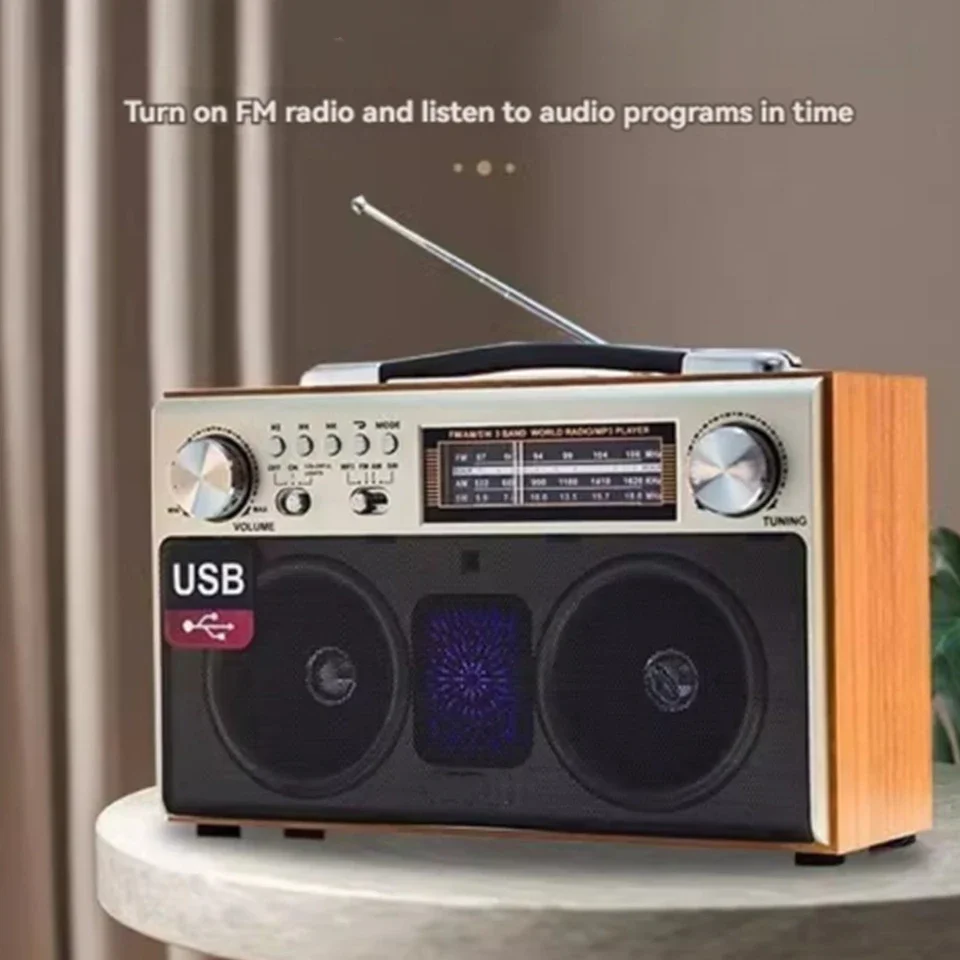 Новый деревянный ретро FM-радио беспроводной Bluetooth-динамик мини-телефонная карта уличный портативный сабвуфер стерео
Новый деревянный ретро FM-радио беспроводной Bluetooth-динамик мини-телефонная карта уличный портативный сабвуфер стерео