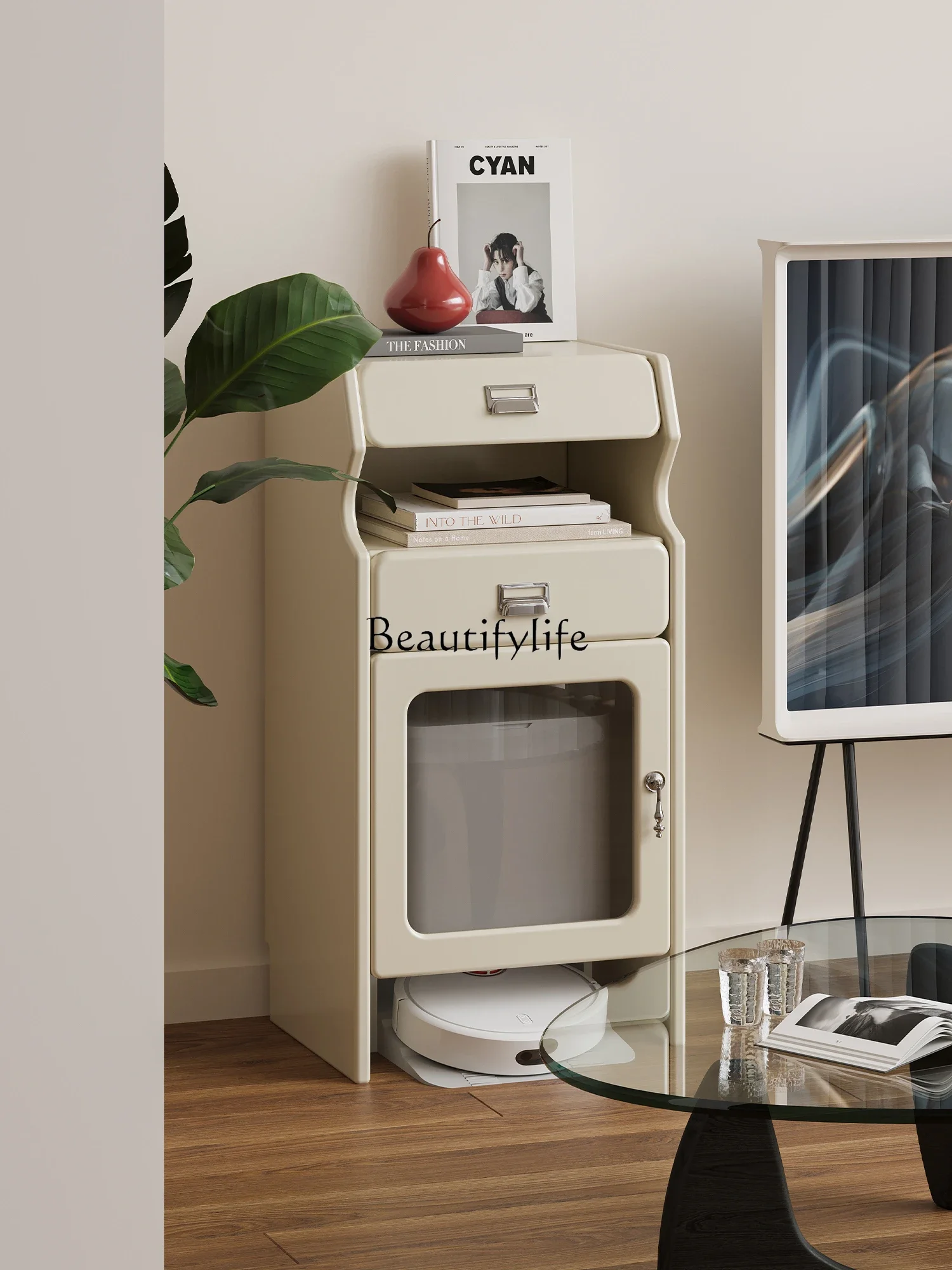 35**Storage Cabinet Sofa Side Cabinet Shelf Simple Corner Cabinet Japanese Cream Style
35**Storage Cabinet Sofa Side Cabinet Shelf Simple Corner Cabinet Japanese Cream Style