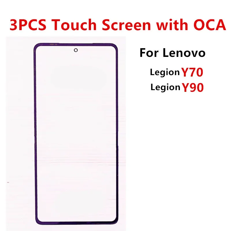 3PCS/Lot Touch Screen For Lenovo Legion Y90 Y70 Front Glass LCD Display Out Panel Cover Lens Repair Replace Parts
3PCS/Lot Touch Screen For Lenovo Legion Y90 Y70 Front Glass LCD Display Out Panel Cover Lens Repair Replace Parts