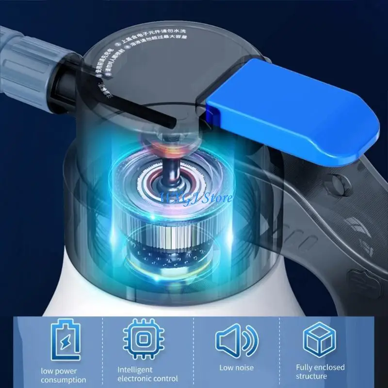 37JE Electric Foam Sprayer 1.5L Foam Generator For Car Wash 3000mAh Lithium Battery Foam Lances Car Wash Foam Sprayer
37JE Electric Foam Sprayer 1.5L Foam Generator For Car Wash 3000mAh Lithium Battery Foam Lances Car Wash Foam Sprayer