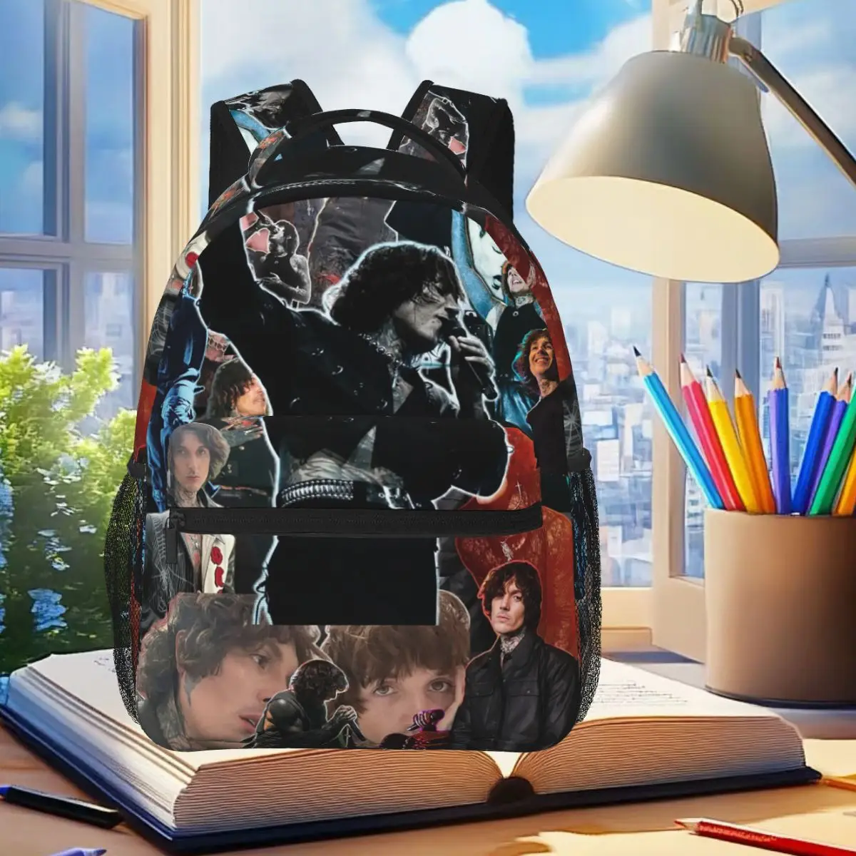Oliver Sykes Brings Me The Horizons BMTH Backpack Student Boys Girls BookBag Kids School Bag Laptop Shoulder Bags for Men Women
Oliver Sykes Brings Me The Horizons BMTH Backpack Student Boys Girls BookBag Kids School Bag Laptop Shoulder Bags for Men Women