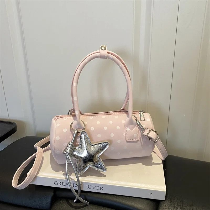 INS Aesthetic Polka Dot Tote Bag for Women Cute Stylish Versatile School Pillow Bag Casual Shoulder Crossbody Purse for Girls
INS Aesthetic Polka Dot Tote Bag for Women Cute Stylish Versatile School Pillow Bag Casual Shoulder Crossbody Purse for Girls