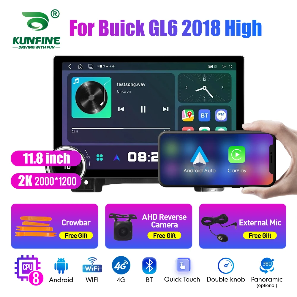 11.8 Inch 2K Double Knobs 2 Din Car Radio For Honda Gl6 2018 Car Radio DVD Multimedia Video Player Android Auto Carplay
11.8 Inch 2K Double Knobs 2 Din Car Radio For Honda Gl6 2018 Car Radio DVD Multimedia Video Player Android Auto Carplay