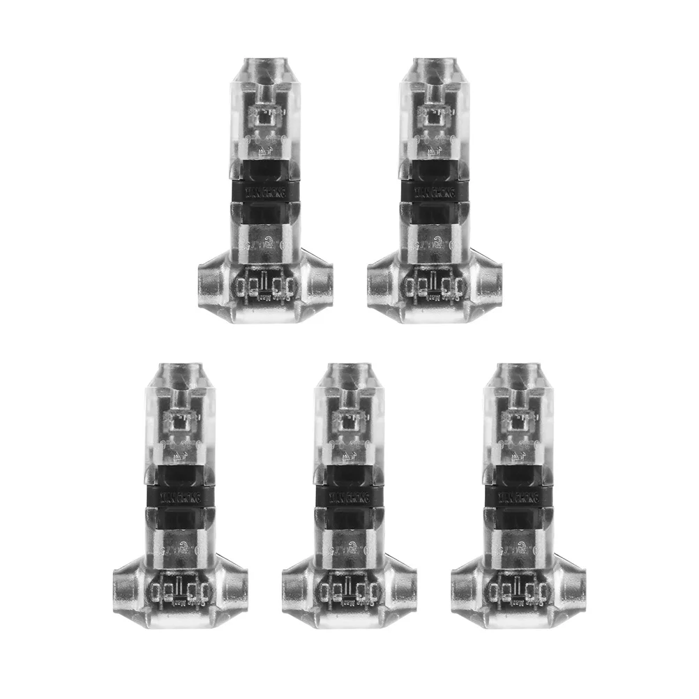 5Pcs Quick Wiring Connectors T Type 1 Pin No Stripping Required Strong Safety Guarantee Universal Application Wire Connector
5Pcs Quick Wiring Connectors T Type 1 Pin No Stripping Required Strong Safety Guarantee Universal Application Wire Connector