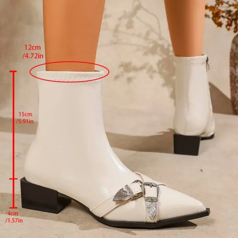 High Heels Ankle Women's Boots Pointed Toe Sexy Shoes for Women 2026 New Side Zip Classic Daily Boots Women Boots Botas 40
High Heels Ankle Women's Boots Pointed Toe Sexy Shoes for Women 2026 New Side Zip Classic Daily Boots Women Boots Botas 40