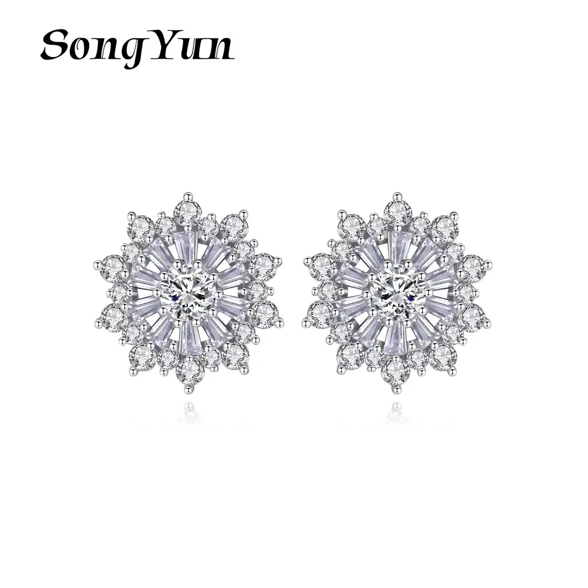 SYYG Jewelry MHT Quality Brass Stud Earrings Drop CZ 7A Zircon Engagement Party Bachelorette Gift Women Earring Jewelry
SYYG Jewelry MHT Quality Brass Stud Earrings Drop CZ 7A Zircon Engagement Party Bachelorette Gift Women Earring Jewelry