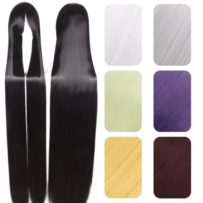 150CM straight thickened 700g unisex wig, black, white, silver, red, yellow, versatile for costume cosplay with bangs
150CM straight thickened 700g unisex wig, black, white, silver, red, yellow, versatile for costume cosplay with bangs