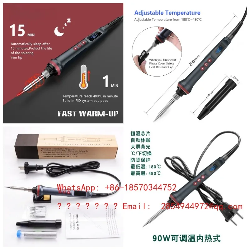 2026 Digital Display Soldering Iron, Household Soldering, Industrial Grade Maintenance Adjustable Tempering
2026 Digital Display Soldering Iron, Household Soldering, Industrial Grade Maintenance Adjustable Tempering