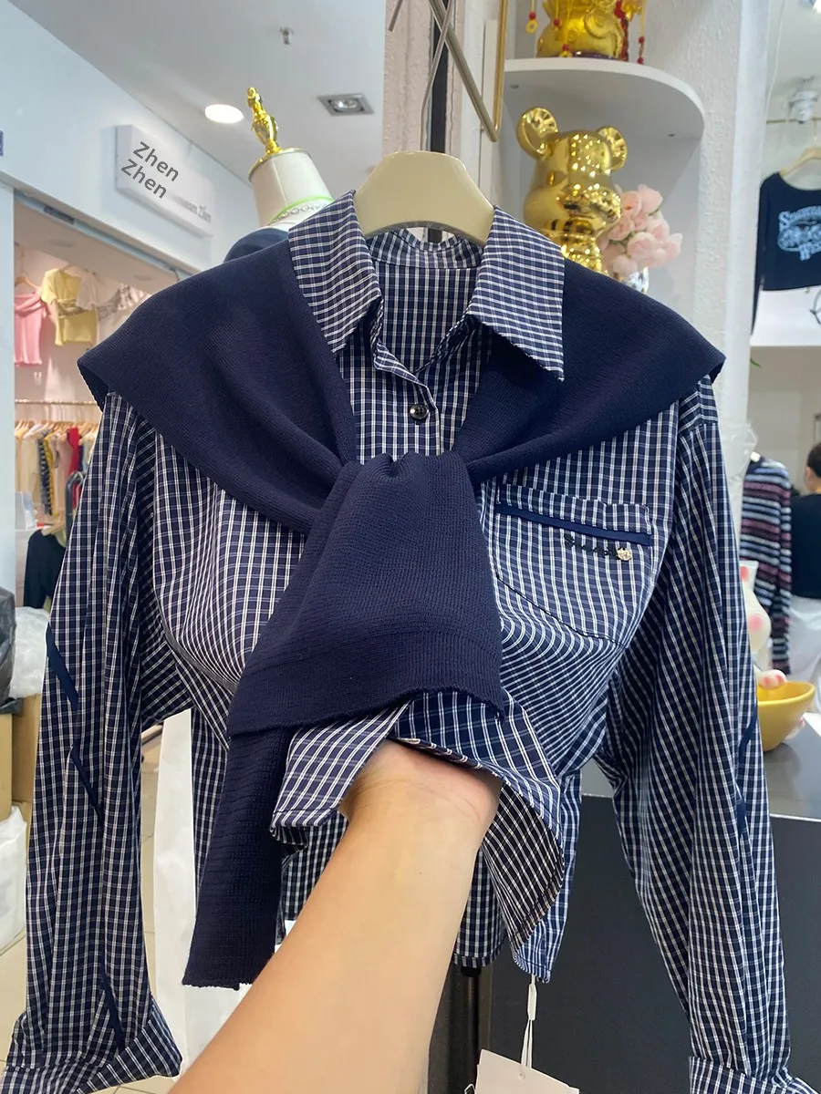 Women's Plaid Long Sleeve Shirt Autumn Winter Vintage Versatile Layering Base Layer Top High-End Feel Casual Style Straight Cut
Women's Plaid Long Sleeve Shirt Autumn Winter Vintage Versatile Layering Base Layer Top High-End Feel Casual Style Straight Cut