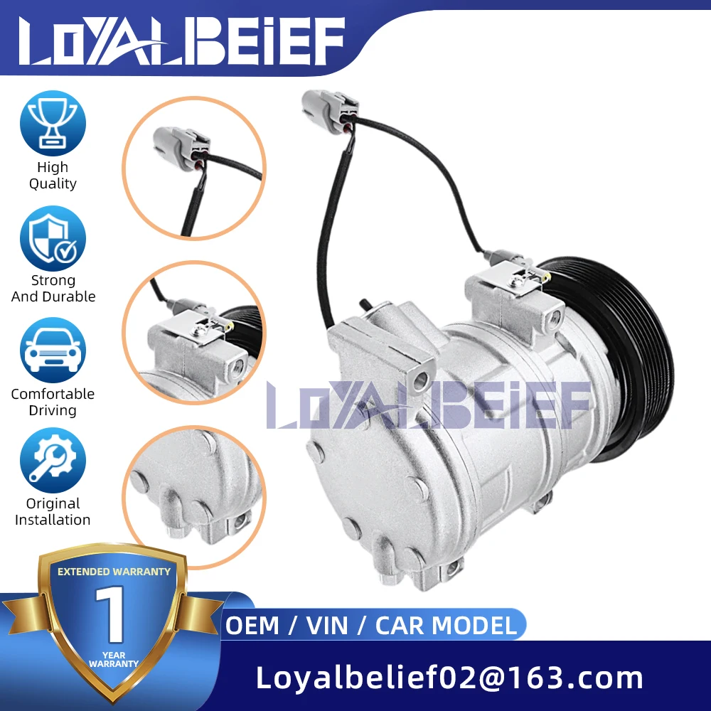 Компрессор кондиционера 10S15C для Toyota RAV4 2001-2005 L4 2.0L 2.4L GAS CO 10458C 8832042080 88320-42080 88320-42080-84 883204208084
Компрессор кондиционера 10S15C для Toyota RAV4 2001-2005 L4 2.0L 2.4L GAS CO 10458C 8832042080 88320-42080 88320-42080-84 883204208084