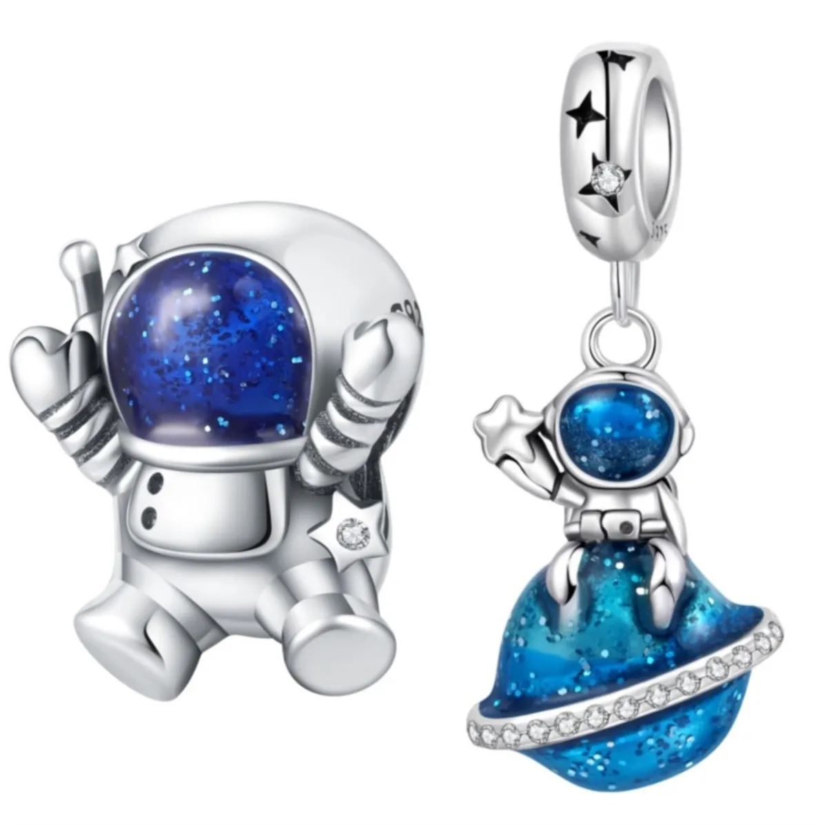 MISEFF S925 Sterling Silver Charm Blue Astronaut Bead Pendant For Original Bracelet DIY Jewelry Making Gift
MISEFF S925 Sterling Silver Charm Blue Astronaut Bead Pendant For Original Bracelet DIY Jewelry Making Gift