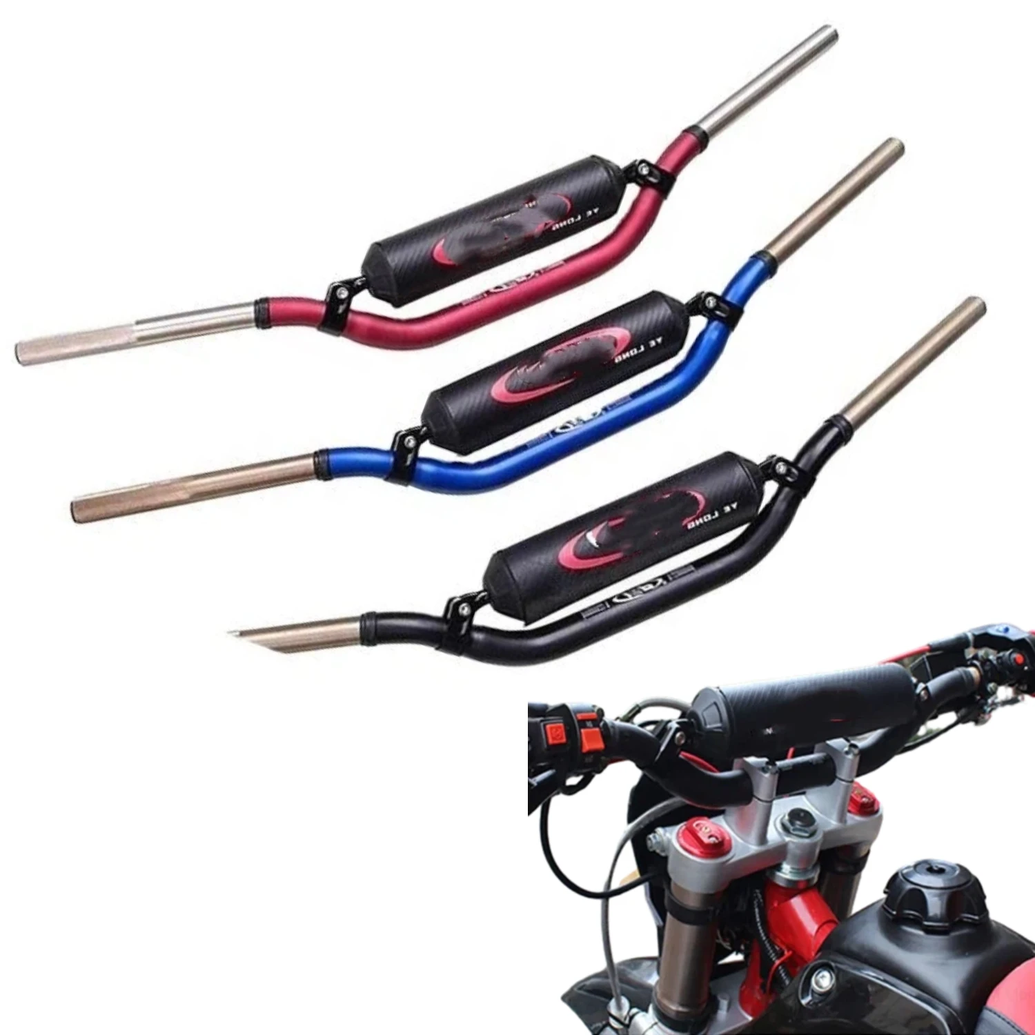 22mm 7/8 inch IP Racing HandleBar Aluminum Handle Bar Universal for Offroad Motorcycle Pit Dirt Bike Quad Modification Parts
22mm 7/8 inch IP Racing HandleBar Aluminum Handle Bar Universal for Offroad Motorcycle Pit Dirt Bike Quad Modification Parts