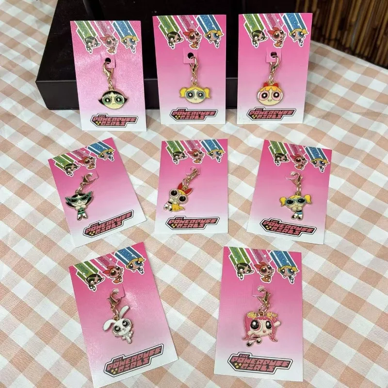 Kawaii Anime The Powerpuff and Girls Series Mini Keychain Cartoon Character Creativity Metal Backpack Keychain Girls Gift
Kawaii Anime The Powerpuff and Girls Series Mini Keychain Cartoon Character Creativity Metal Backpack Keychain Girls Gift