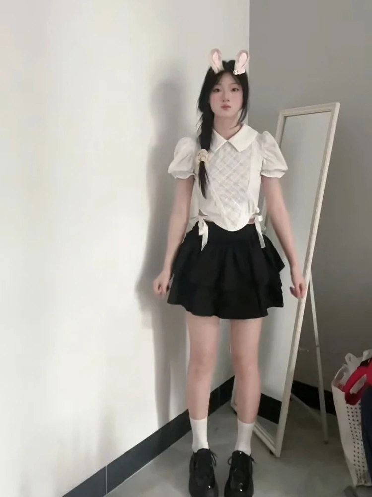 Корейский комплект для похудения Sle College Faion ort Sve Bubble irt с рюшами, юбка для торта, женское летнее новое поступление
Корейский комплект для похудения Sle College Faion ort Sve Bubble irt с рюшами, юбка для торта, женское летнее новое поступление