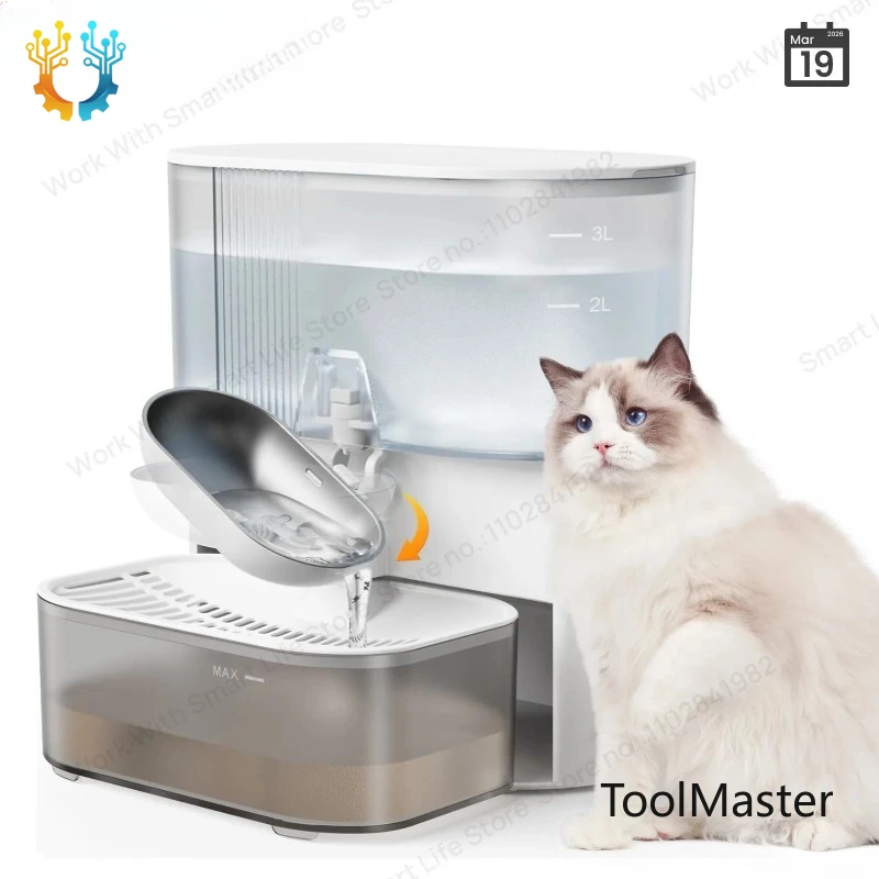 【2026】3L Sensor Pet Water Fountain,No Filter,No-APP Automatic Dispenser For Cat&Small Dog,Wastewater Separation As Fresh W
【2026】3L Sensor Pet Water Fountain,No Filter,No-APP Automatic Dispenser For Cat&Small Dog,Wastewater Separation As Fresh W