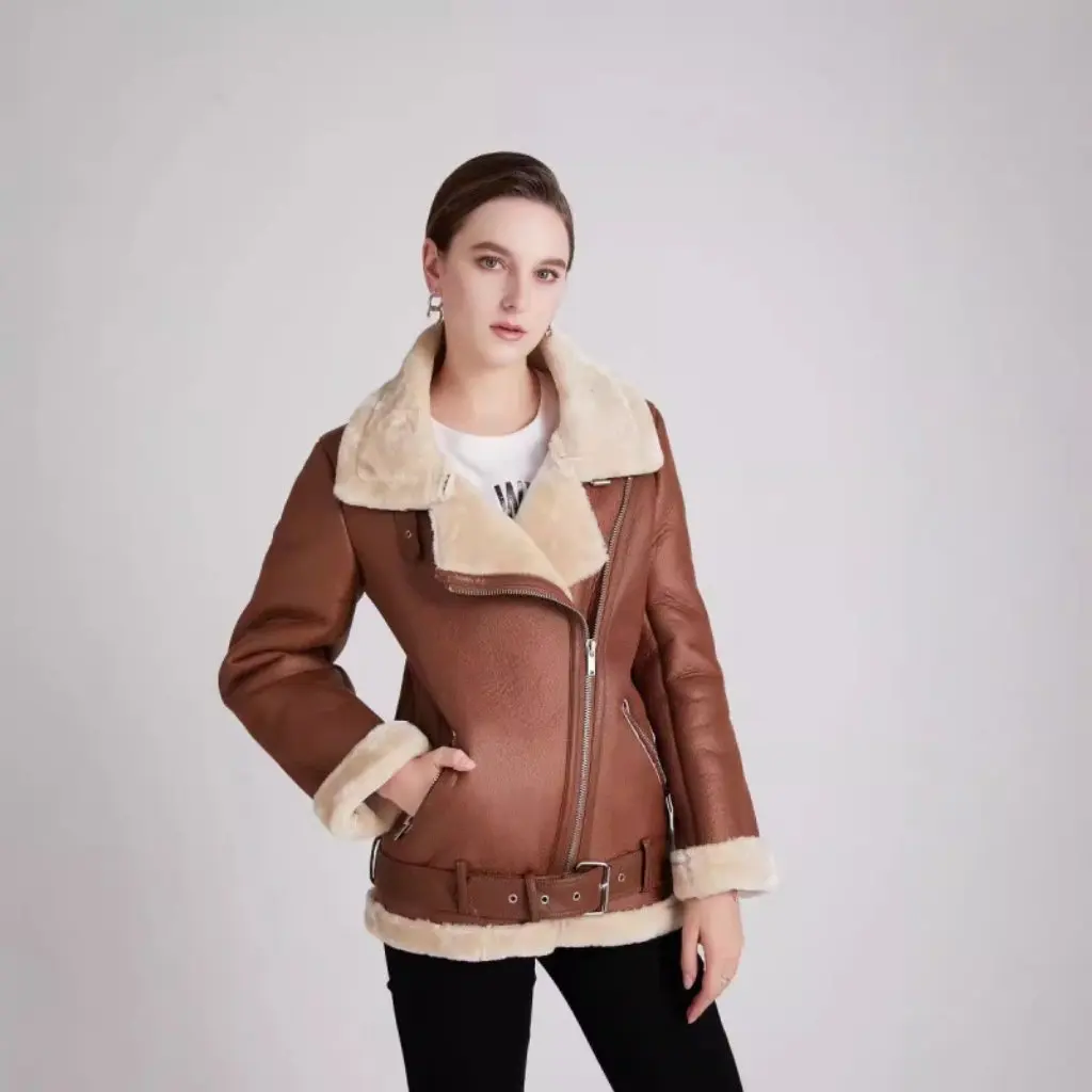 Women's Street Fashion Motorcycle Fur Jacket 6 Colors Autumn Winter Outerwear European And American Style
Women's Street Fashion Motorcycle Fur Jacket 6 Colors Autumn Winter Outerwear European And American Style