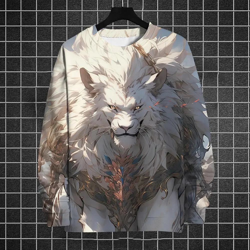 Tiger Men's Hoodie 3D Animal Print Pullover Street Trend Men's Wear Casual Fashion Men's Pullover New Oversized Men's Clothing
Tiger Men's Hoodie 3D Animal Print Pullover Street Trend Men's Wear Casual Fashion Men's Pullover New Oversized Men's Clothing
