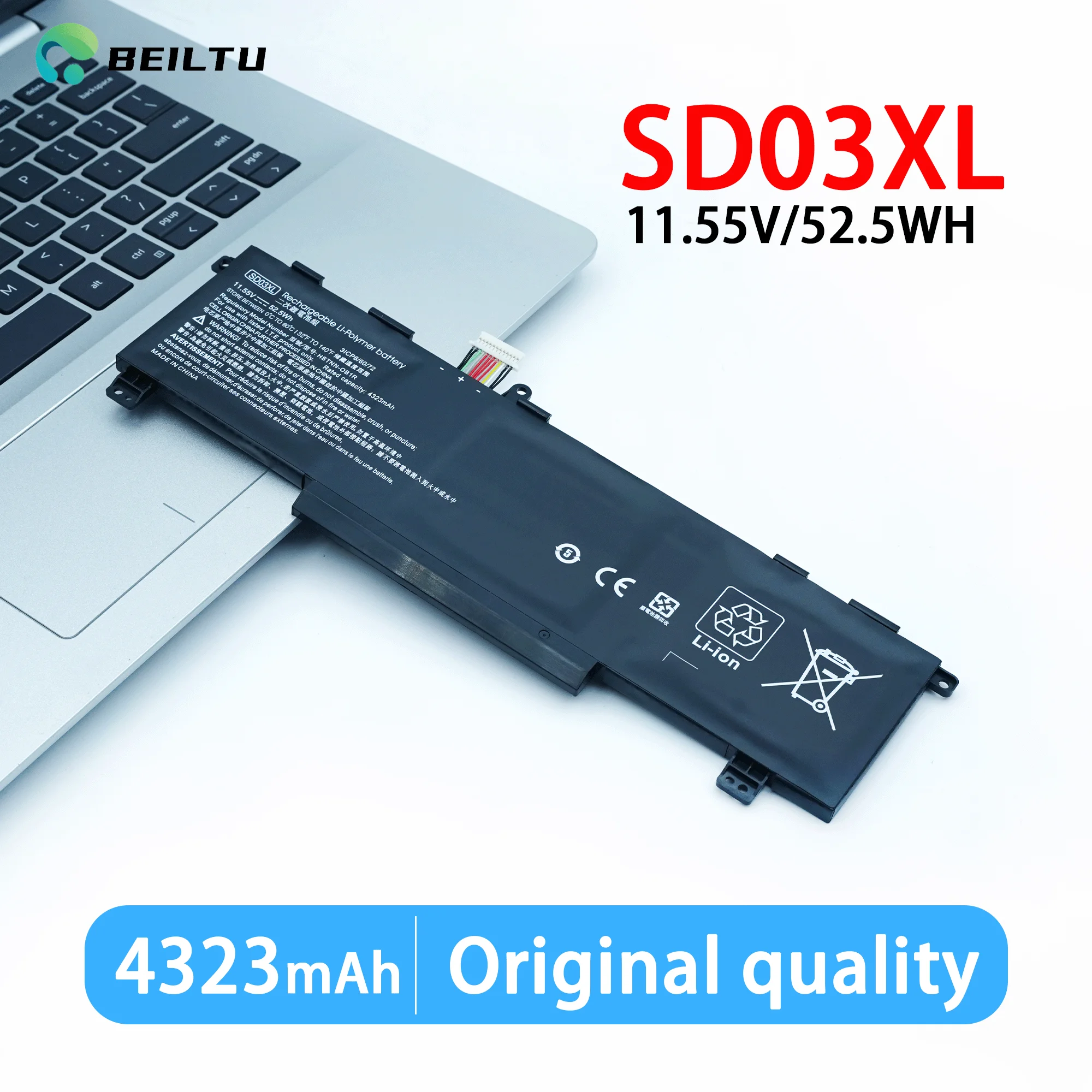 SD03XL HSTNN-OB1R 52.5WH Аккумулятор для ноутбука HP Omen15 2020 15-ek0000 15-en0000 L84357-AC1 L84394-005 15-ek0001TX 15-ek0011TX
SD03XL HSTNN-OB1R 52.5WH Аккумулятор для ноутбука HP Omen15 2020 15-ek0000 15-en0000 L84357-AC1 L84394-005 15-ek0001TX 15-ek0011TX