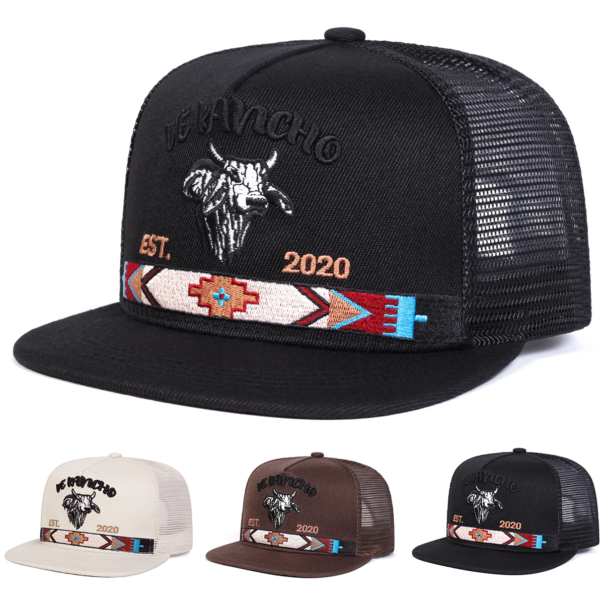 Adjustable Letter Bull Head Embroidered Hip Hop Hat Baseball Cap Mesh Hat for Casual Outdoor Use, Unisex Sun Protection
Adjustable Letter Bull Head Embroidered Hip Hop Hat Baseball Cap Mesh Hat for Casual Outdoor Use, Unisex Sun Protection