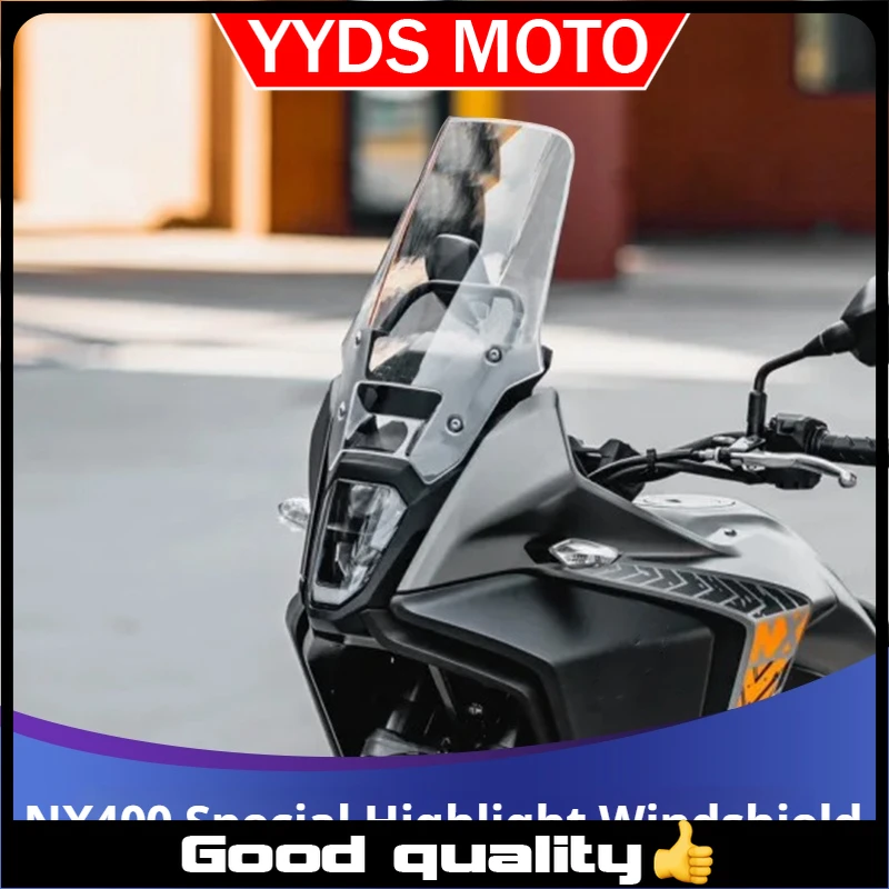 For Honda NX400 windshield, modified heightened windshield NX400 accessories, thickened front shield, transparent rain shield
For Honda NX400 windshield, modified heightened windshield NX400 accessories, thickened front shield, transparent rain shield