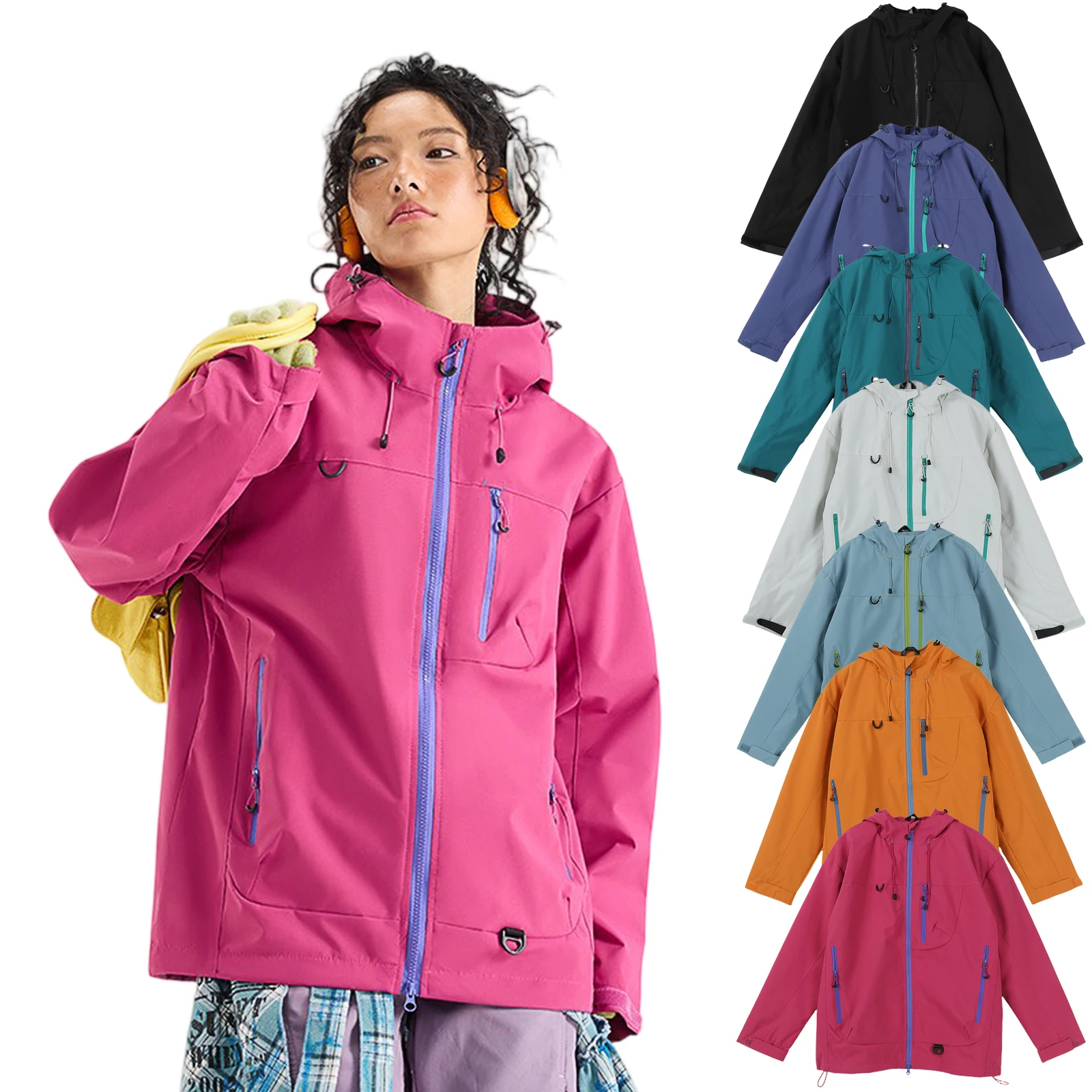 New Hiking Jacket For Women Lightweight Windbreaker Loose Fit Raincoat Hiking Jacket Hooded Camping Climbing Jacket Coats
New Hiking Jacket For Women Lightweight Windbreaker Loose Fit Raincoat Hiking Jacket Hooded Camping Climbing Jacket Coats