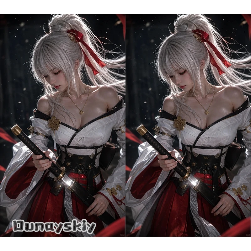 Hemera*Anime Game Wuthering Waves Cosplay Hiyuki Costume Split Japanese Kimono Long Red Dress Miko Outfit Wigs Halloween
Hemera*Anime Game Wuthering Waves Cosplay Hiyuki Costume Split Japanese Kimono Long Red Dress Miko Outfit Wigs Halloween