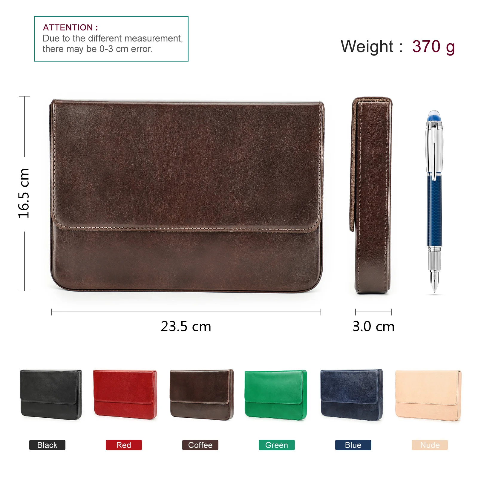 Luxury Genuine Leather 2/6/12 Slots Fountain Pen Case Bags Box Pencil Storage Pouch Holder Office School Supplies Stationery
Luxury Genuine Leather 2/6/12 Slots Fountain Pen Case Bags Box Pencil Storage Pouch Holder Office School Supplies Stationery