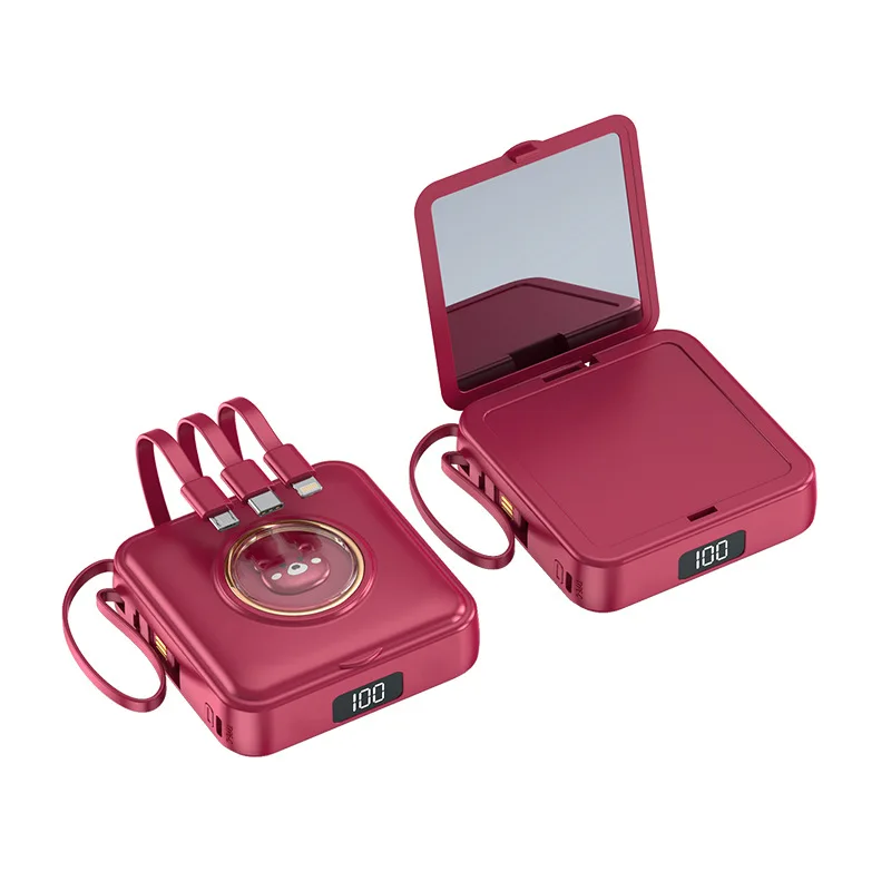 Mini Power Bank 20000mAh with Makeup Mirror Fast Charging for iphone Samsung Xiaomi Powerbank Portable Charger External Battery
Mini Power Bank 20000mAh with Makeup Mirror Fast Charging for iphone Samsung Xiaomi Powerbank Portable Charger External Battery
