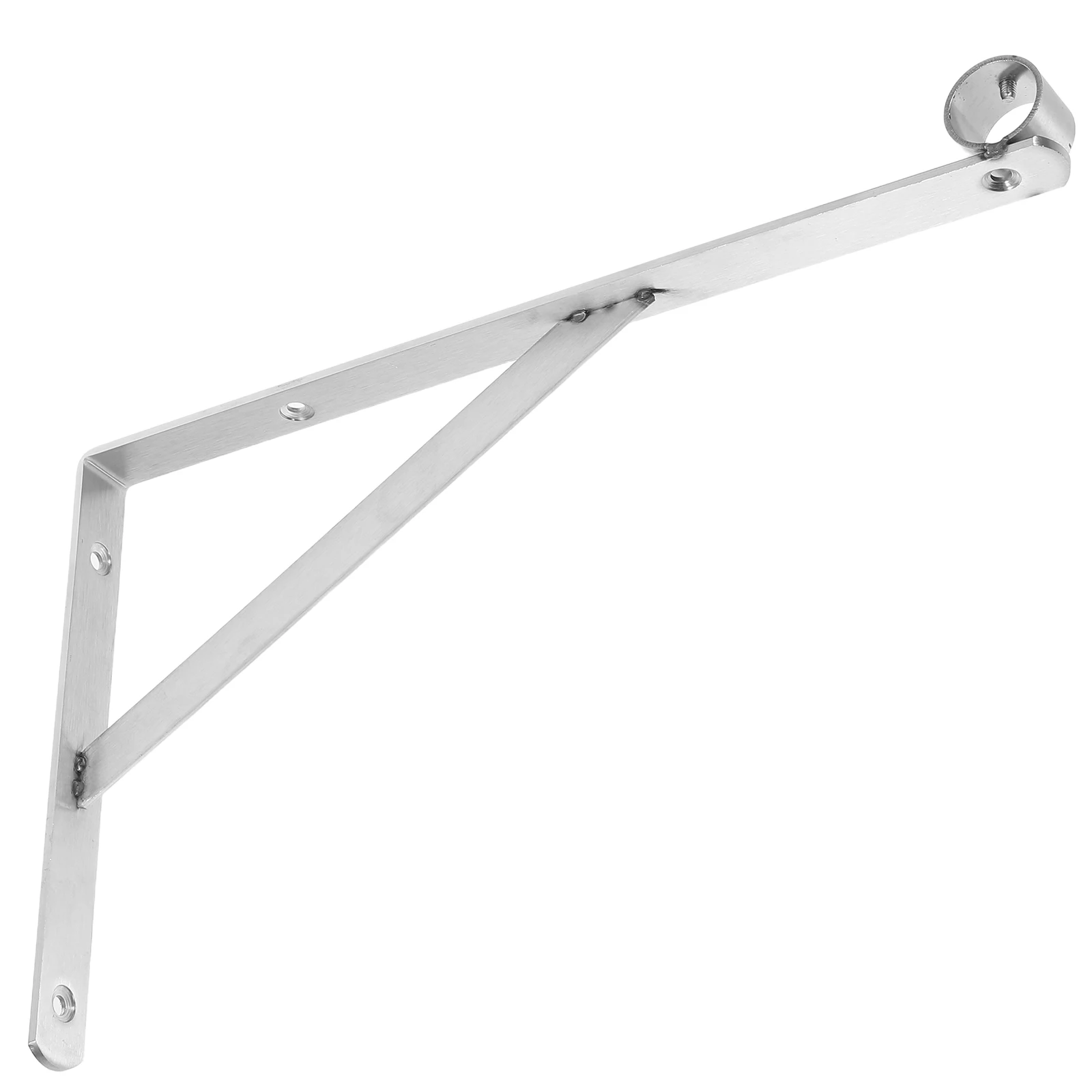 Stainless Steel Closet Rod Holders Shelf Bracket Wall Mounted Heavy Duty Clothes Drying Rack Pole Support Triangle Design
Stainless Steel Closet Rod Holders Shelf Bracket Wall Mounted Heavy Duty Clothes Drying Rack Pole Support Triangle Design
