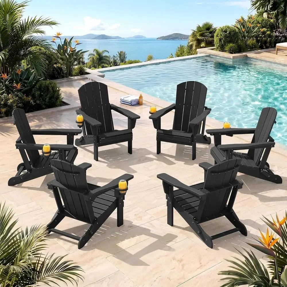 olding Adirondack Chair Set o 6, Adjustable Adirondack Chair with 3 Recline Positions, All Weather HDPE Outdoor Adirondack with
olding Adirondack Chair Set o 6, Adjustable Adirondack Chair with 3 Recline Positions, All Weather HDPE Outdoor Adirondack with