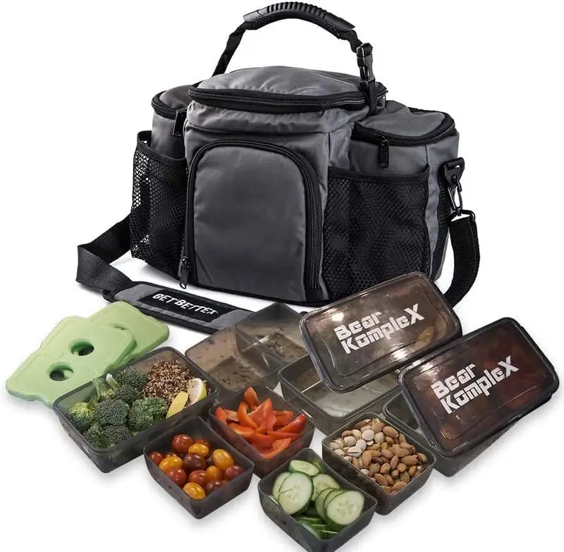 Insulated Meal Prep Lunch Box for Men, Durable Large Gym Lunch Bag with 3 Stackable Containers & Ice Pack, Waterproof, Dishwasher Safe, Microwave Safe
Insulated Meal Prep Lunch Box for Men, Durable Large Gym Lunch Bag with 3 Stackable Containers & Ice Pack, Waterproof, Dishwasher Safe, Microwave Safe