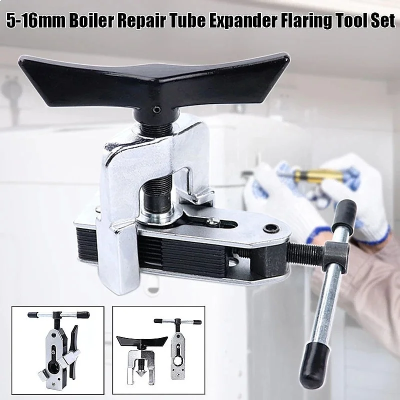 Manual Tube Expander Tool 5-16mm Adjustable Swaging Tool for HVAC Refrigeration
Manual Tube Expander Tool 5-16mm Adjustable Swaging Tool for HVAC Refrigeration