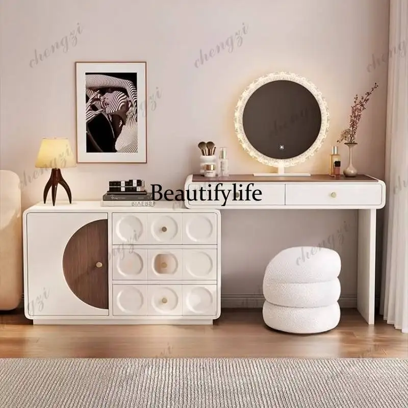 PPP Extension Essentials Vanity Desk Shelves Wooden Modern Corner Dressing Table Drawers Cabinet Coiffeuse De Chambre Furnitures
PPP Extension Essentials Vanity Desk Shelves Wooden Modern Corner Dressing Table Drawers Cabinet Coiffeuse De Chambre Furnitures