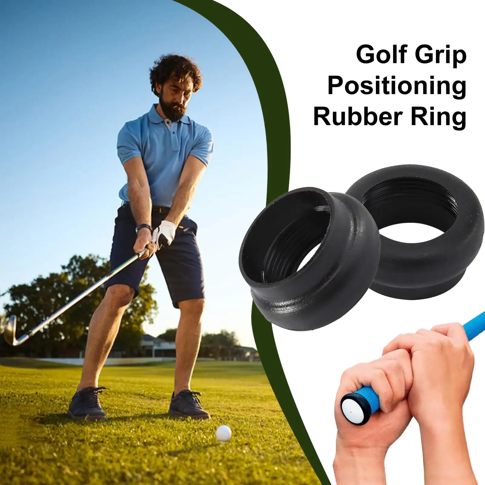 2pcs Golf Grip Rings Swing Alignment Sport Accessories Anti-slip Golf Club Position Trainer Ring Golf Power Rings For Adults
2pcs Golf Grip Rings Swing Alignment Sport Accessories Anti-slip Golf Club Position Trainer Ring Golf Power Rings For Adults