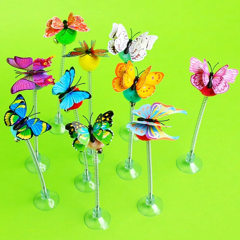 Cat Toy Butterfly Cat Toys Interactive Spring Butterfly Toys for Cats Scratching Suction Cup Wool Ball Teaser Cats Toy with Bell
Cat Toy Butterfly Cat Toys Interactive Spring Butterfly Toys for Cats Scratching Suction Cup Wool Ball Teaser Cats Toy with Bell