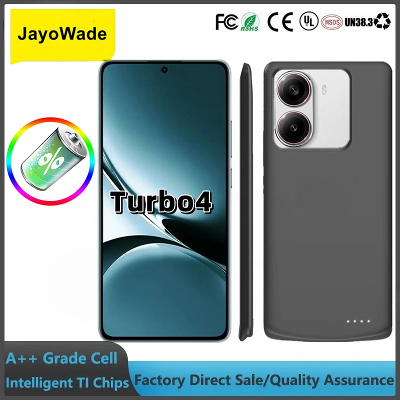 Чехол-аккумулятор 10000 мАч для Xiaomi Redmi Turbo 4 Pro, внешний зарядный блок питания, совместим с Redmi Turbo 3 Pro
Чехол-аккумулятор 10000 мАч для Xiaomi Redmi Turbo 4 Pro, внешний зарядный блок питания, совместим с Redmi Turbo 3 Pro