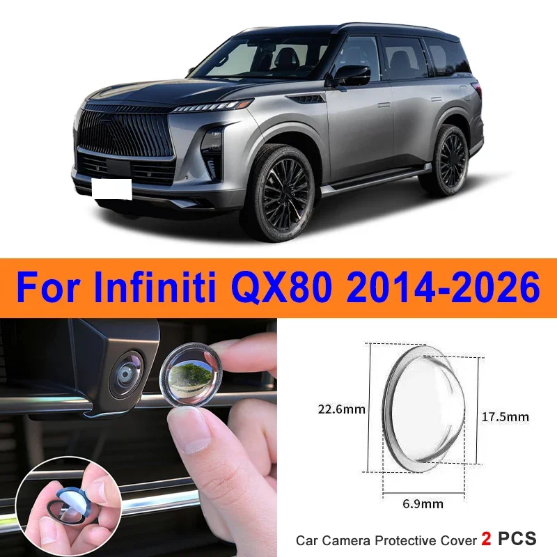 360 Reverse Image Car Camera Cover Anti-Scratch PC Lens Protector Stickers For Infiniti QX80 2014-2026 2Pcs
360 Reverse Image Car Camera Cover Anti-Scratch PC Lens Protector Stickers For Infiniti QX80 2014-2026 2Pcs