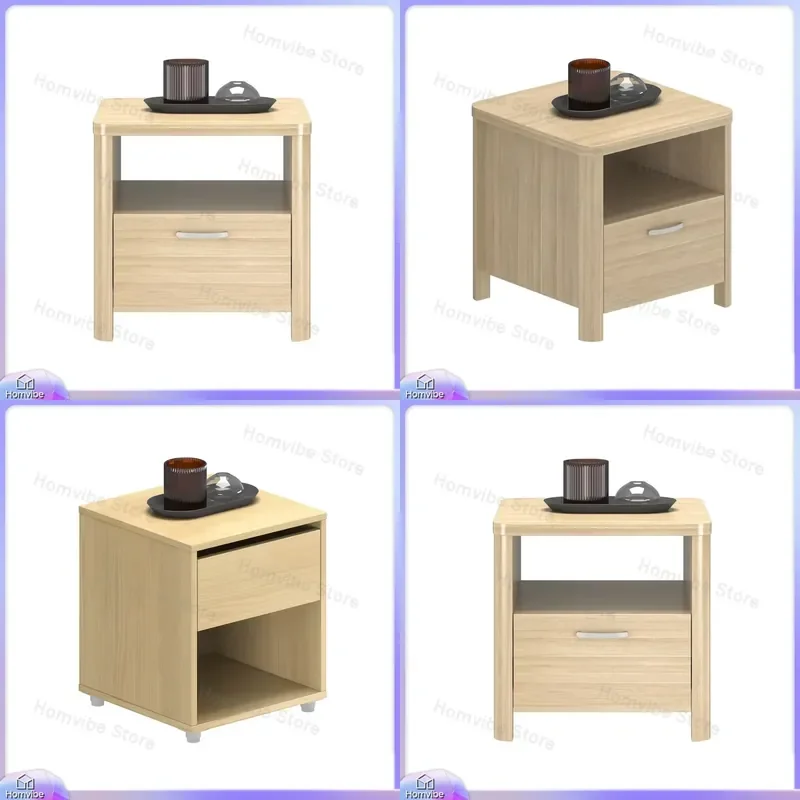 Modern Bedside Table for Bedroom Hotel Apartment Dormitory Small Space Storage Nightstand with Drawer Wooden or MDF Material
Modern Bedside Table for Bedroom Hotel Apartment Dormitory Small Space Storage Nightstand with Drawer Wooden or MDF Material