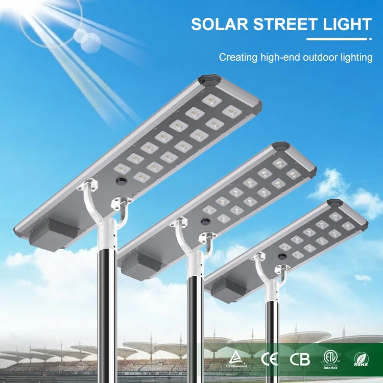 High Quality 60W 80W 100W 120W Aluminum 3000K-6500K Ip67 Solar Street Light
High Quality 60W 80W 100W 120W Aluminum 3000K-6500K Ip67 Solar Street Light