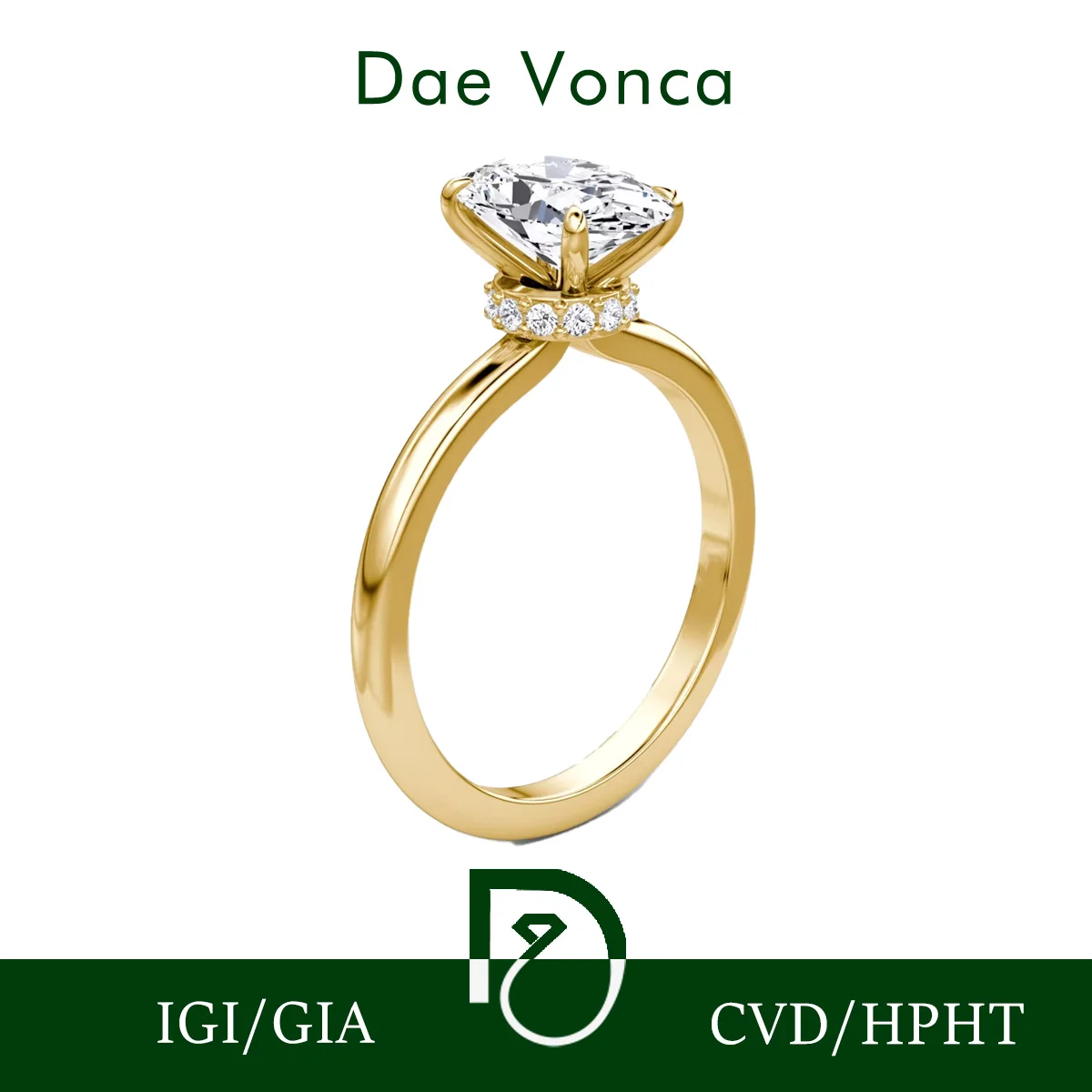 9K/14K/18K Yellow Gold Oval Cut Solitaire Lab Grown With Zero Emissions Diamond Ring Halo Diamond Accents Engagement Ring
9K/14K/18K Yellow Gold Oval Cut Solitaire Lab Grown With Zero Emissions Diamond Ring Halo Diamond Accents Engagement Ring