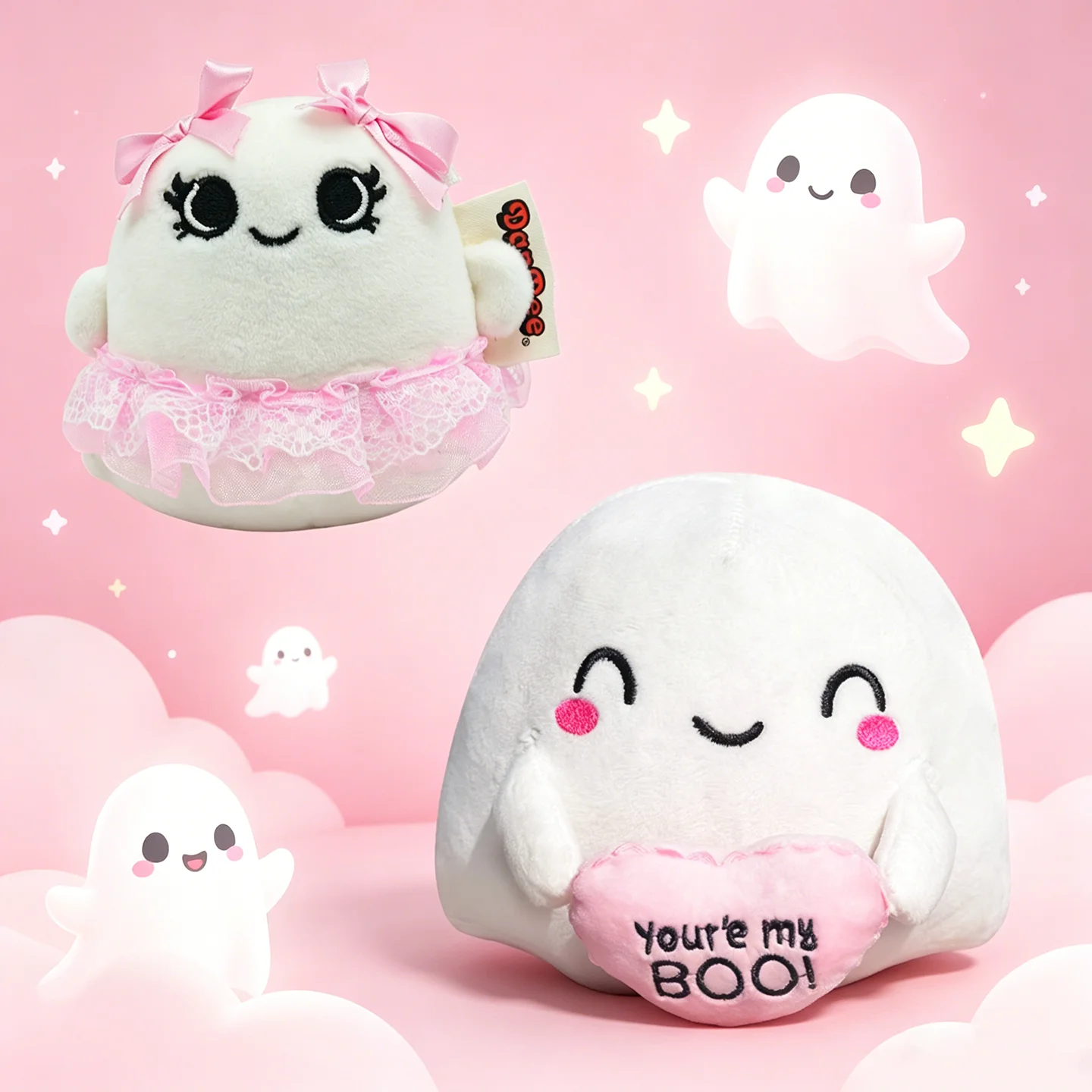 Ghost Plush Toy Cartoon Ghost with Love Heart Stuffed Doll Cute Ghost Plushie Fun Halloween Home Decor Halloween Gifts
Ghost Plush Toy Cartoon Ghost with Love Heart Stuffed Doll Cute Ghost Plushie Fun Halloween Home Decor Halloween Gifts