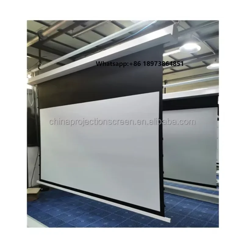 100 Inch 16:9 Ambient Light Rejecting ALR Ceiling Recessed Motorised Projector Screen with Tab-Tensioned
100 Inch 16:9 Ambient Light Rejecting ALR Ceiling Recessed Motorised Projector Screen with Tab-Tensioned
