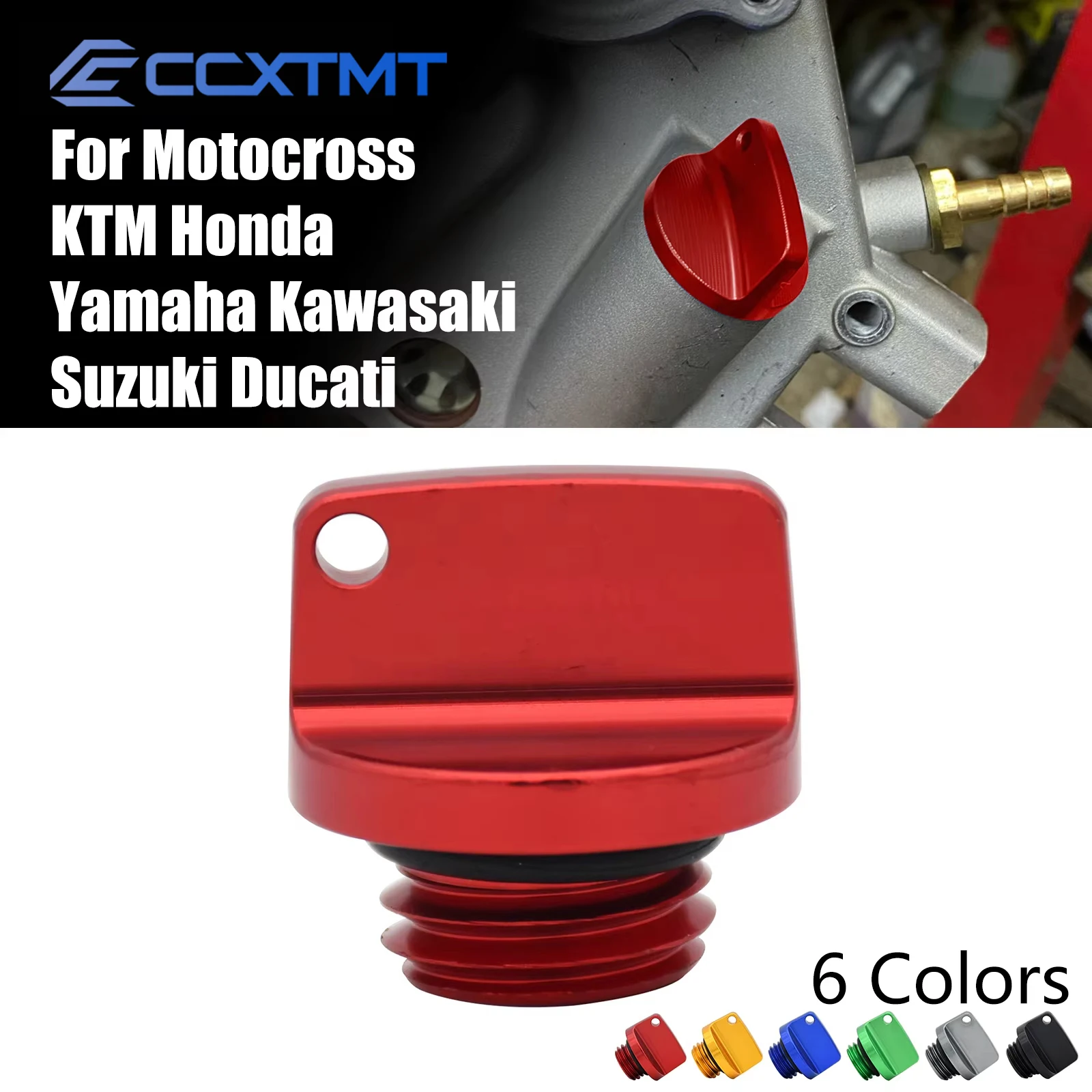 M20*2.5 Oil Filler Cap Plug For Honda CB CBR CR125R CR250R CRF250R CRF450R CRF450X For Yamaha Suzuki Kawasaki Ducati Universal
M20*2.5 Oil Filler Cap Plug For Honda CB CBR CR125R CR250R CRF250R CRF450R CRF450X For Yamaha Suzuki Kawasaki Ducati Universal
