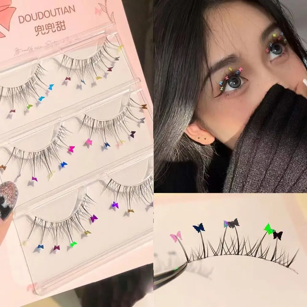 Fluffy Glitter Eye Eyelashes Lashes Extension One-Piece Colorful False Eyelashes Sequin Butterfly Comics Cosplay
Fluffy Glitter Eye Eyelashes Lashes Extension One-Piece Colorful False Eyelashes Sequin Butterfly Comics Cosplay