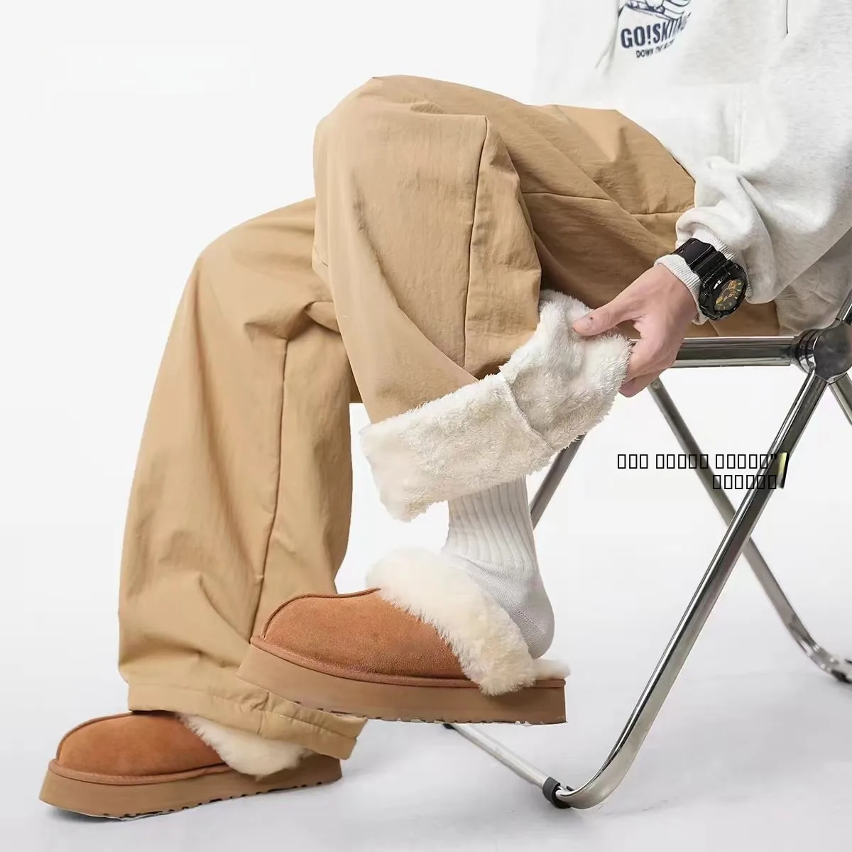 Ультратеплые зимние брюки унисекс Arctic Fce Casual: модные, брендовые, на флисовой подкладке, из теплого хлопка, прямого кроя
Ультратеплые зимние брюки унисекс Arctic Fce Casual: модные, брендовые, на флисовой подкладке, из теплого хлопка, прямого кроя