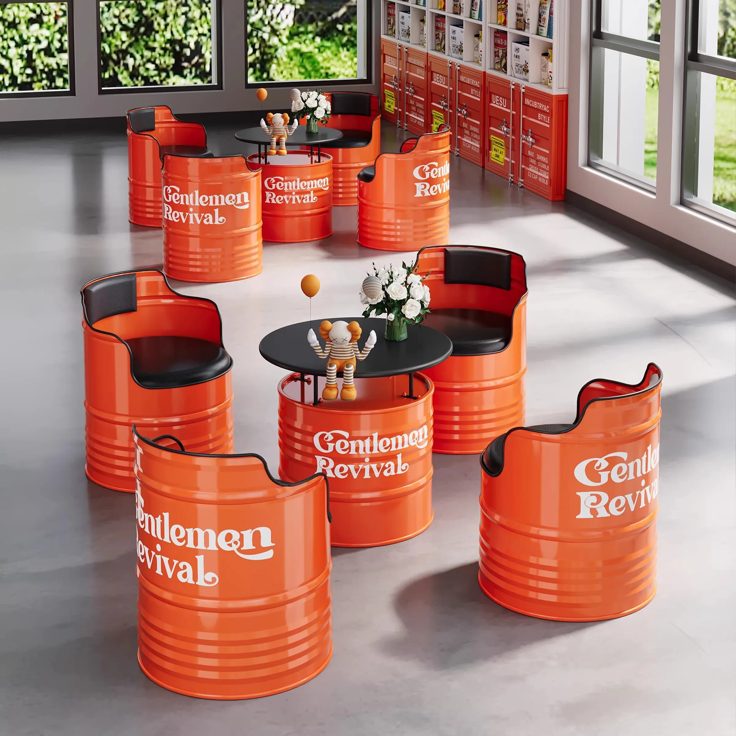 Комплект для домашнего бара в индустриальном стиле из кованого железа: прочный и экологичный стол, стулья, подставка для кофе/чая, диван
Комплект для домашнего бара в индустриальном стиле из кованого железа: прочный и экологичный стол, стулья, подставка для кофе/чая, диван